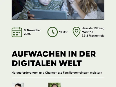 Infoveranstaltung "Familie und digitale Medien"